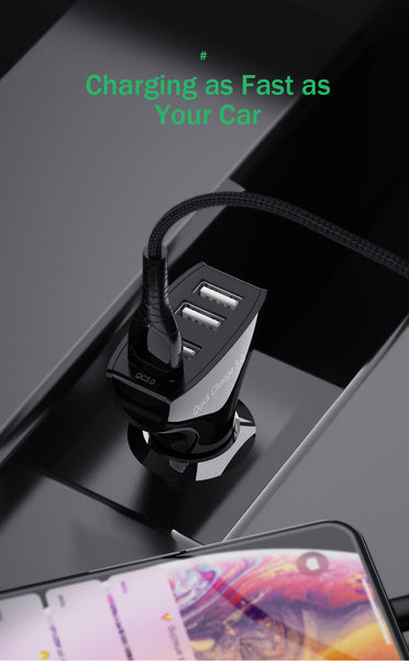 LOVECOM 30W 4 Ports Car Charger