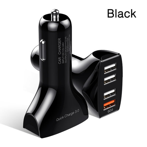 LOVECOM 30W 4 Ports Car Charger