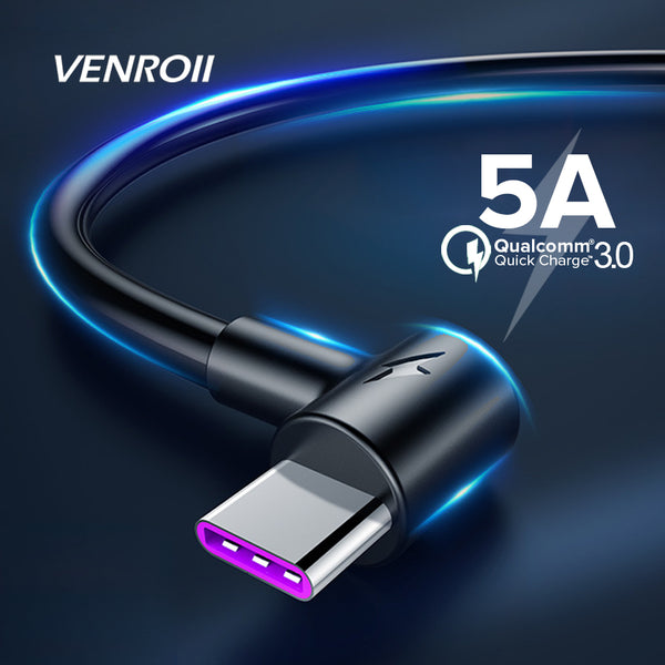 VENROII 5A USB Type C Cable