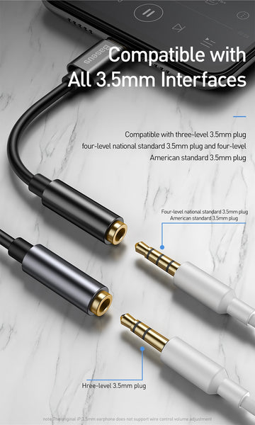 Baseus USB Type C to 3.5mm Jack OTG Adapter