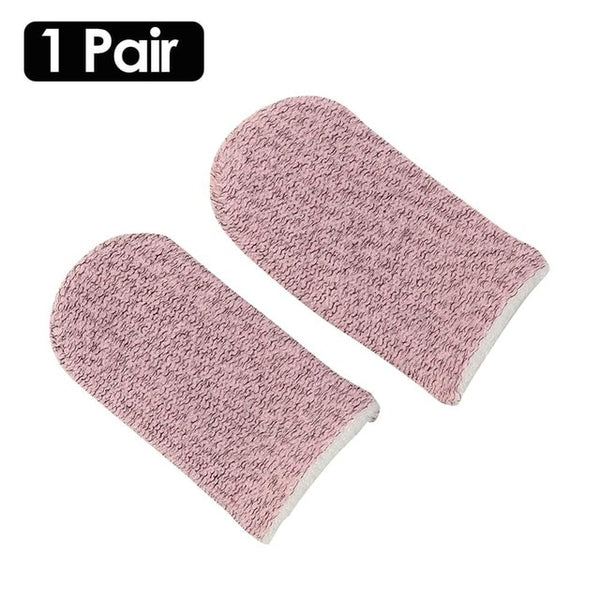 2pcs Finger Cover Game Controller for PUBG Sweat Proof Non-Scratch Sensitive Touch Screen Gaming Finger Thumb Sleeve Gloves