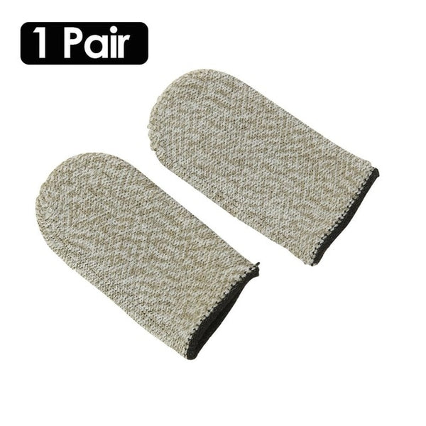 2pcs Finger Cover Game Controller for PUBG Sweat Proof Non-Scratch Sensitive Touch Screen Gaming Finger Thumb Sleeve Gloves