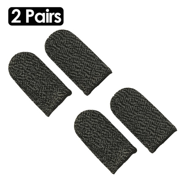 2pcs Finger Cover Game Controller for PUBG Sweat Proof Non-Scratch Sensitive Touch Screen Gaming Finger Thumb Sleeve Gloves
