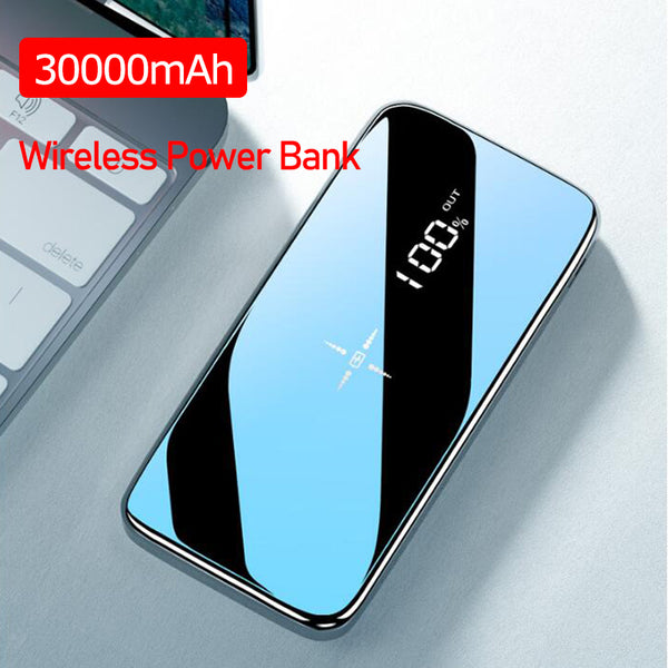 Power Bank 30000mAh Wireless Charger