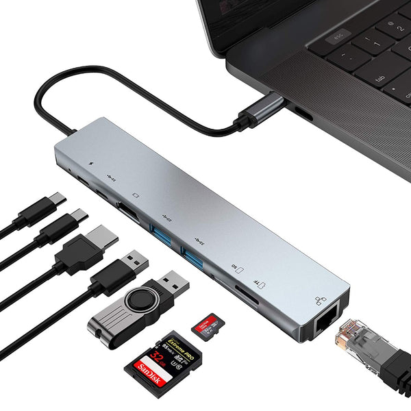 8 in 1 USB Type-C Hub