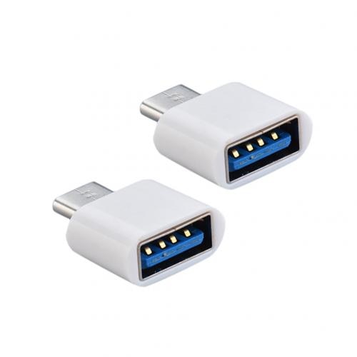 2PCS Universal Usb To Type C Adapter For Android Mobile Mini Type-C Jack Splitter smartphone USB C Connectors OTG Converter