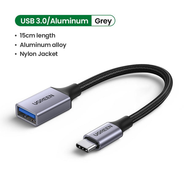 Ugreen USB C to USB Adapter OTG Cable USB Type C Male to USB 3.0 2.0 Female Cable Adapter for MacBook Pro Samsung Type-C Adapter