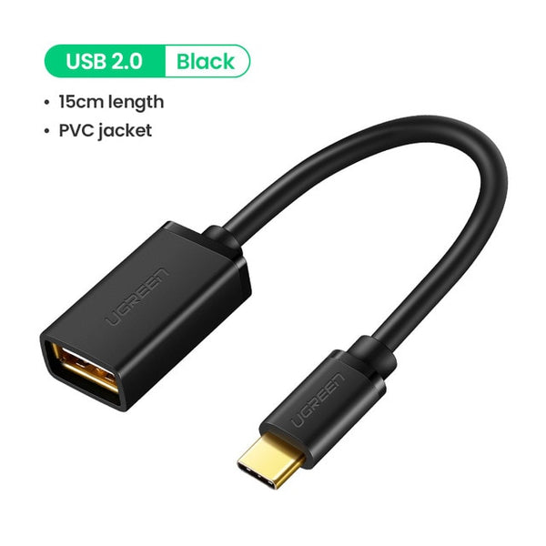 Ugreen USB C to USB Adapter OTG Cable USB Type C Male to USB 3.0 2.0 Female Cable Adapter for MacBook Pro Samsung Type-C Adapter