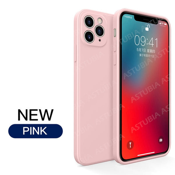 2020 New Luxury Liquid Silicone Case For iPhone 11 Pro Max 12  protector Case For iPhone X XS MAX XR 7 8 6 6S PLUS SE 2020 Cover