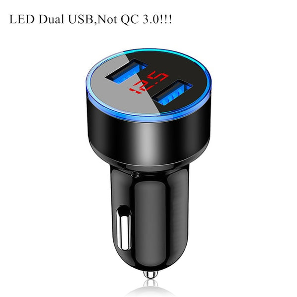 Car USB Charger Quick Charge 3.0 4.0 Universal 18W Fast Charging in car 4 Port mobile phone charger for samsung s10 iphone 11 7