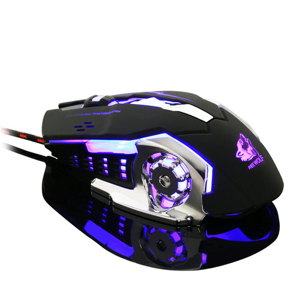 Wired LED Light Mouse 4000DPI