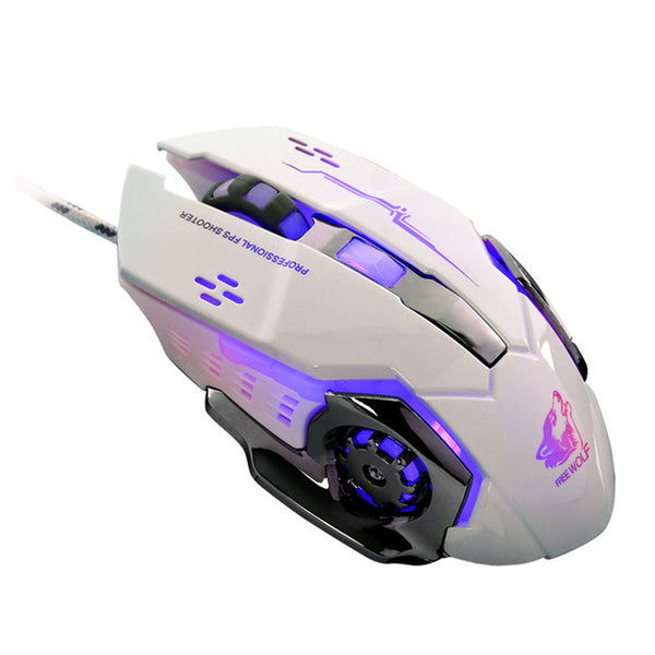 Wired LED Light Mouse 4000DPI